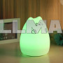Силиконовый детский ночник 3DTOYSLAMP Котик с лапками 7 LED цветов USB 